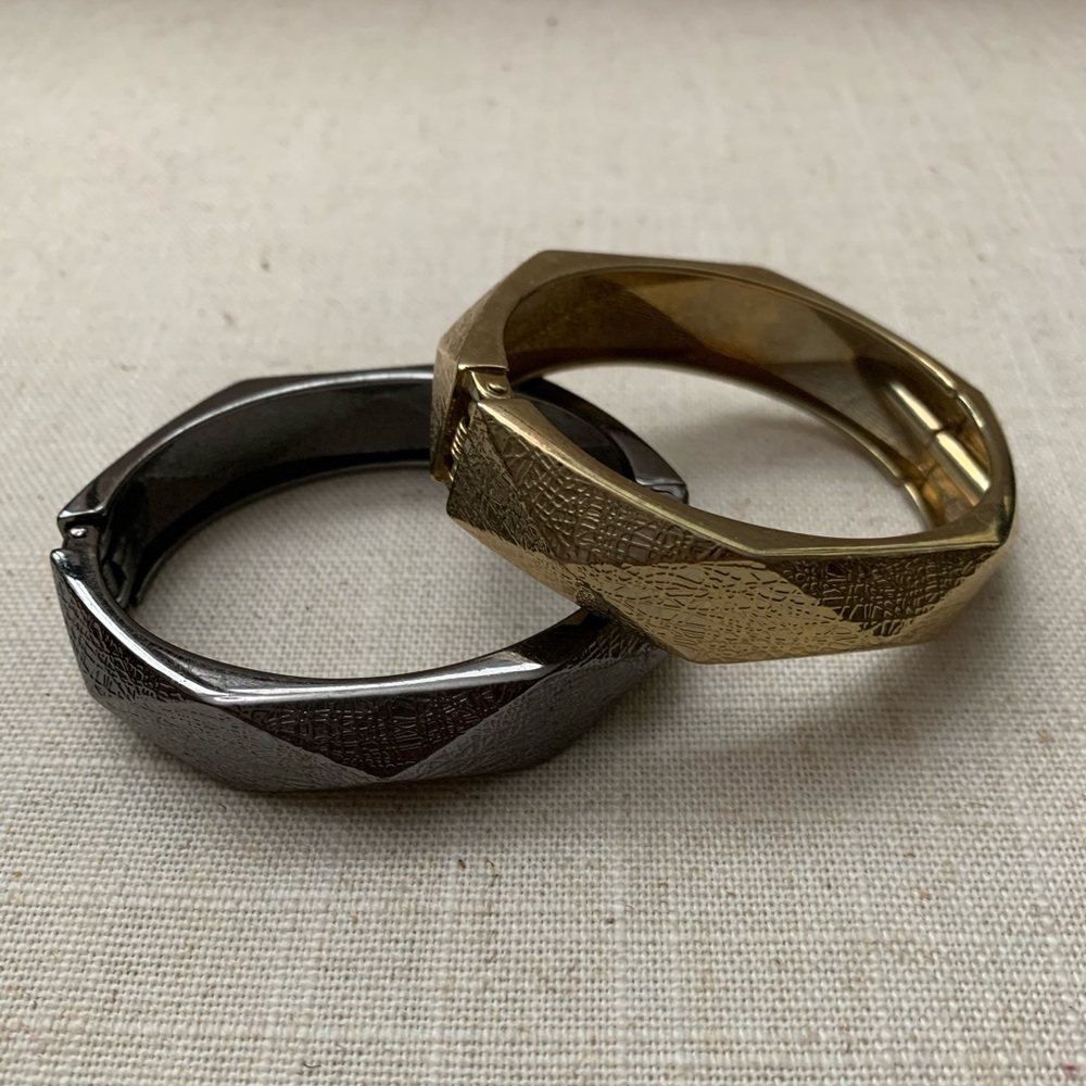 NWOT Silver and Gold Bracelet Set